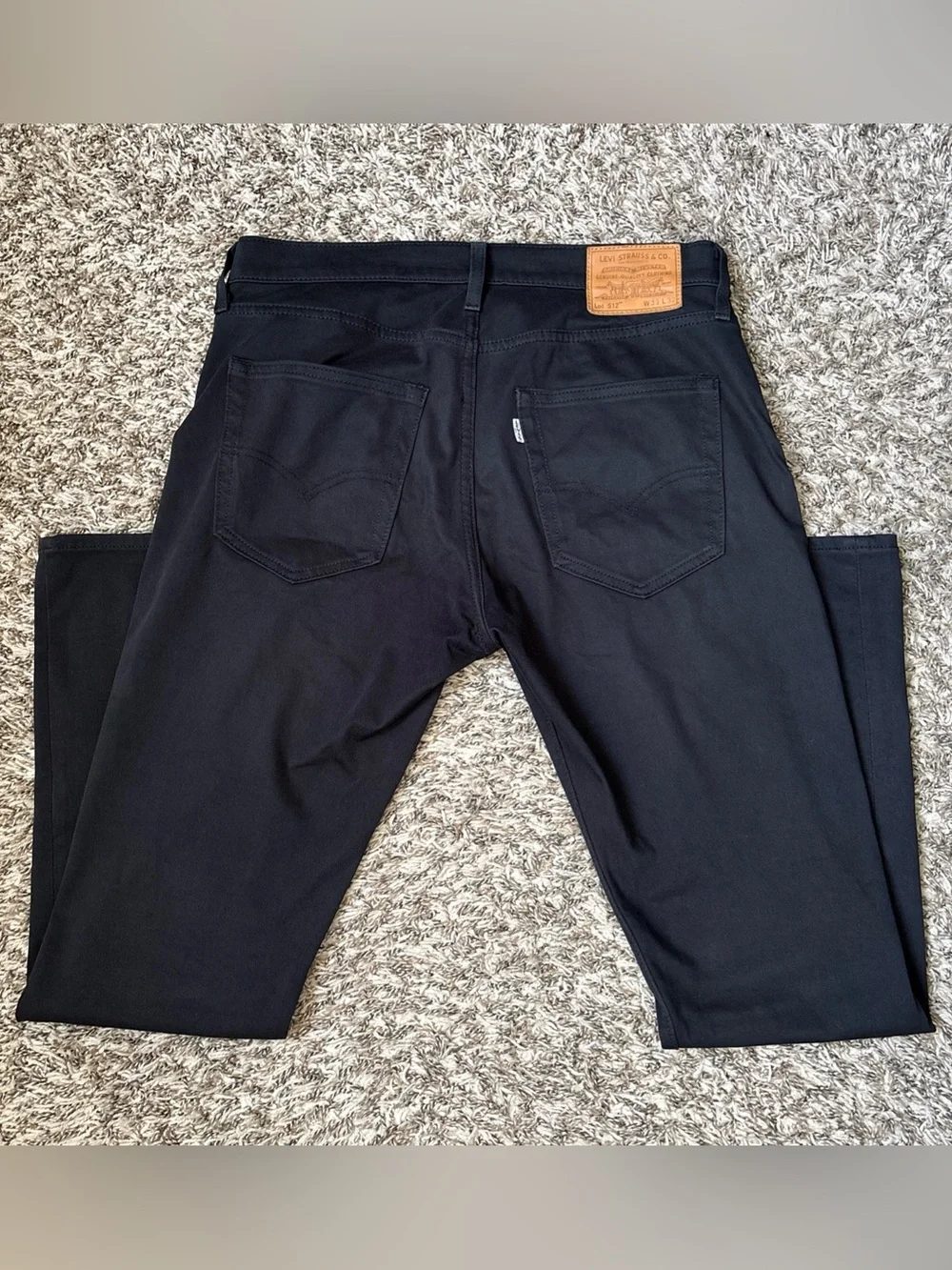 Levi’s Premium Men’s Black Performance Pants, 33x32